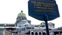The Pennsylvania State Capitol building is pictured.